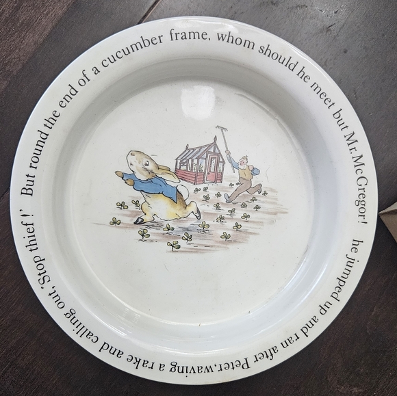 Wedgewood Nursery 3 Piece Set, Made In England - Picture 3 of 12